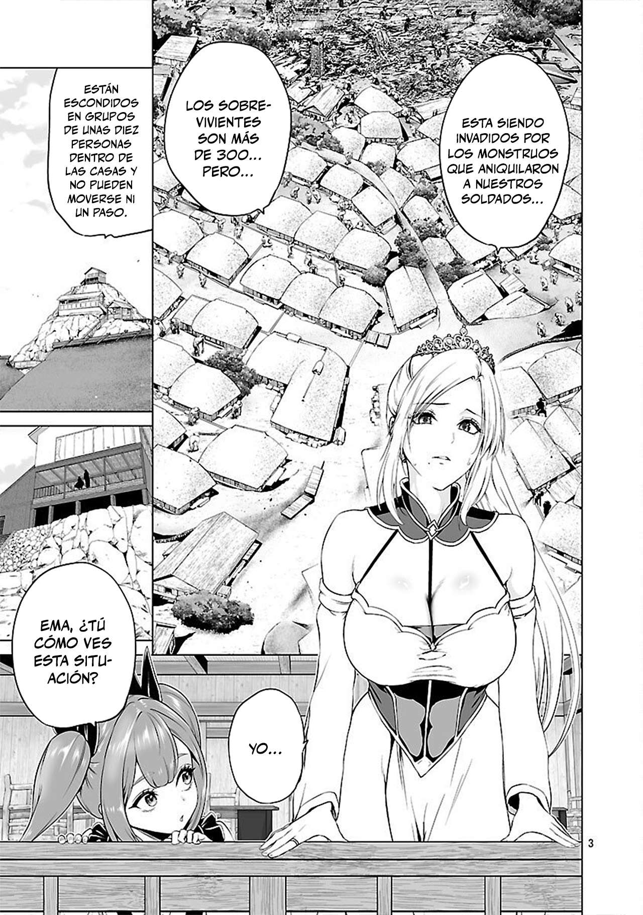 Isekai H Eiyuuden ~Bishoujo Senshi-tachi wa Saikyou Gunshi no Muchana Onegai ni Sakaraenai~ Capitulo 5 página 3
