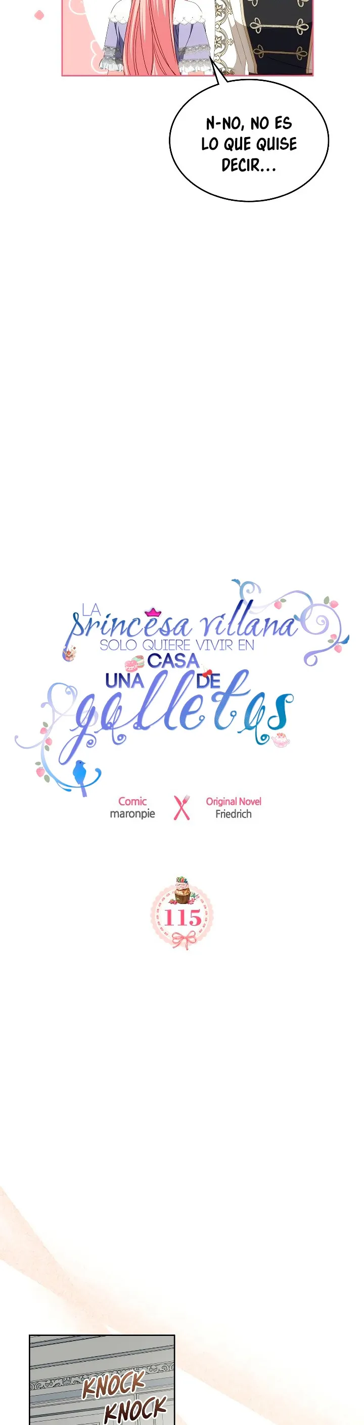 La Princesa Malvada Desea Una Casa De Jengibre Capitulo 115 página 5