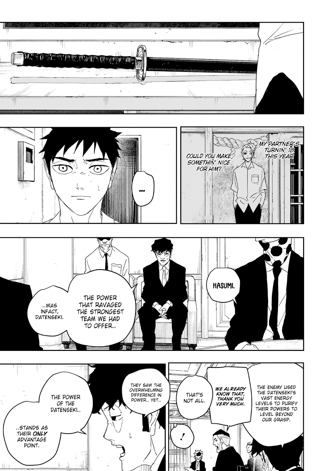 Kagurabachi Capitulo 122 página 17