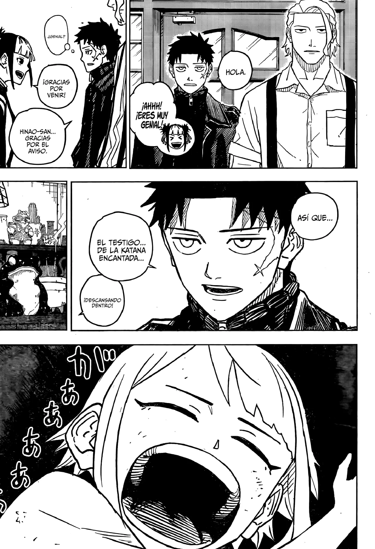 Kagurabachi Capitulo 3: Testigo. página 8