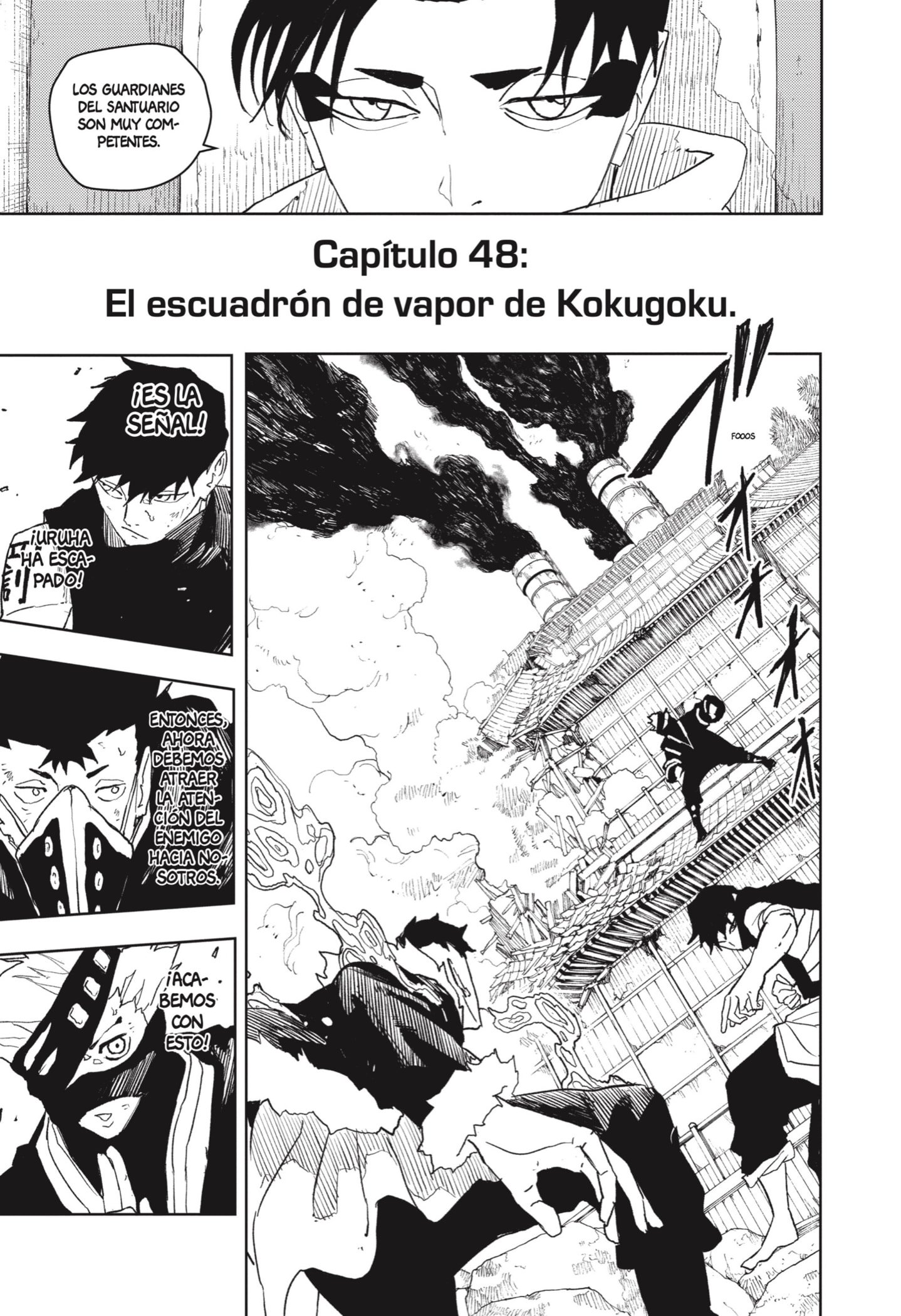 Kagurabachi Capitulo 48: Escuadrón de vapor de Kokugoku página 9