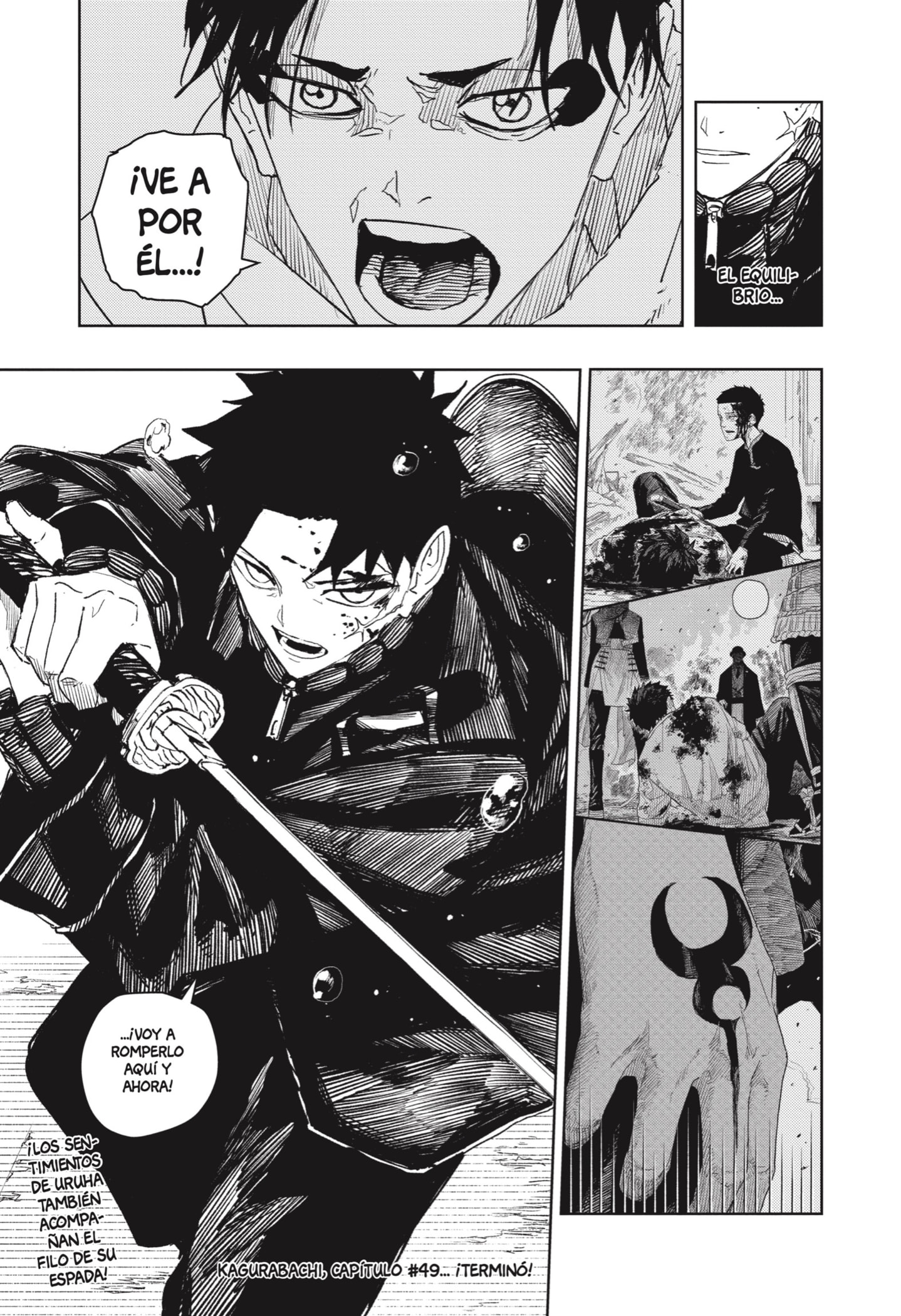 Kagurabachi Capitulo 49: Equilibrio página 18