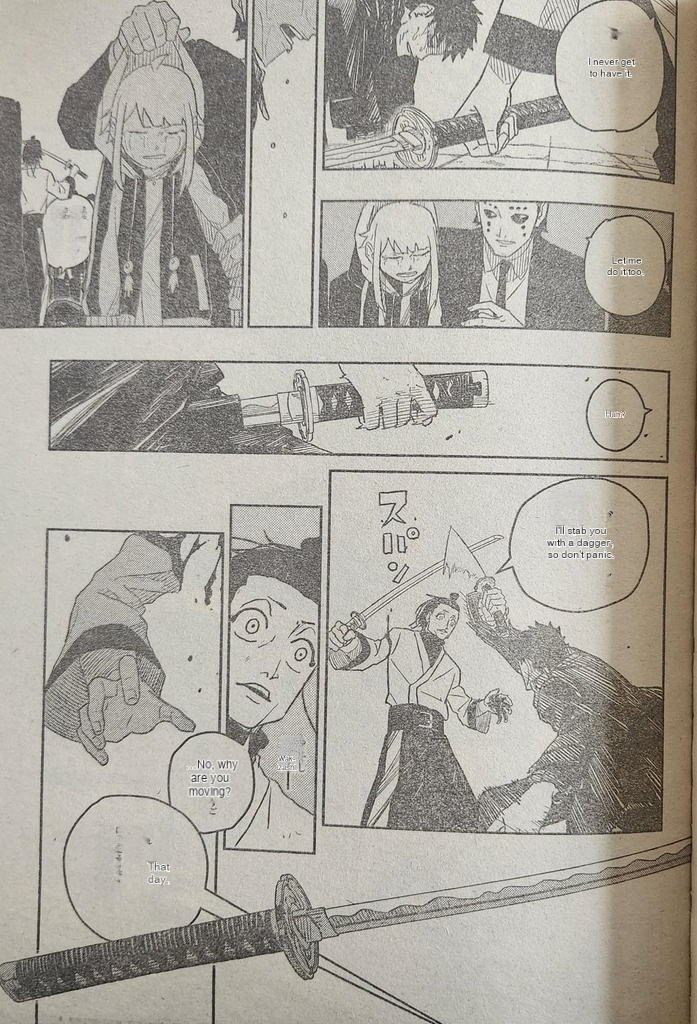 Kagurabachi Capitulo 6: Calma. página 13