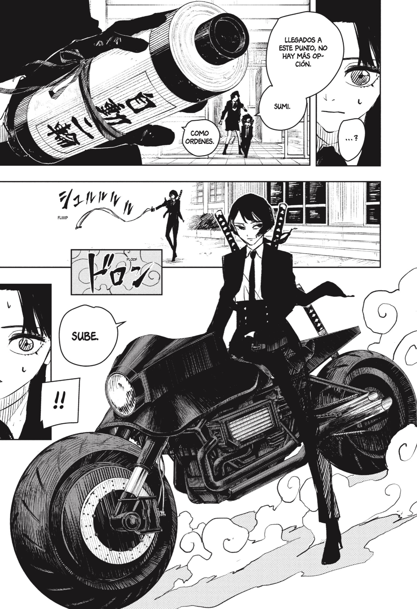 Kagurabachi Capitulo 63: Persecución en vehículos página 3