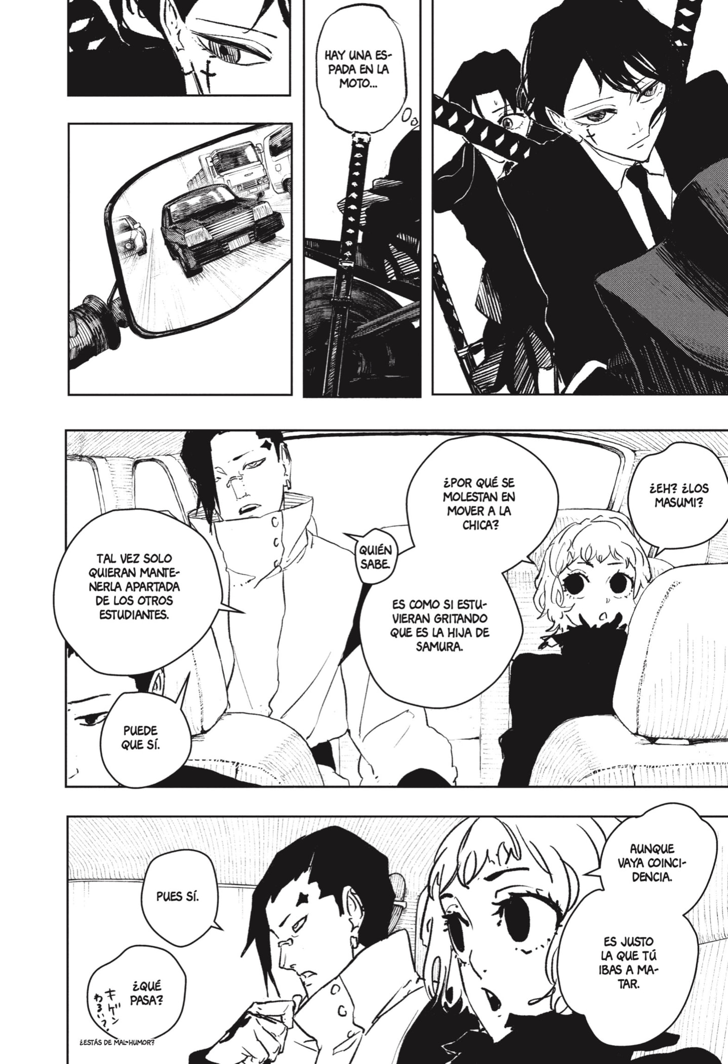 Kagurabachi Capitulo 63: Persecución en vehículos página 8