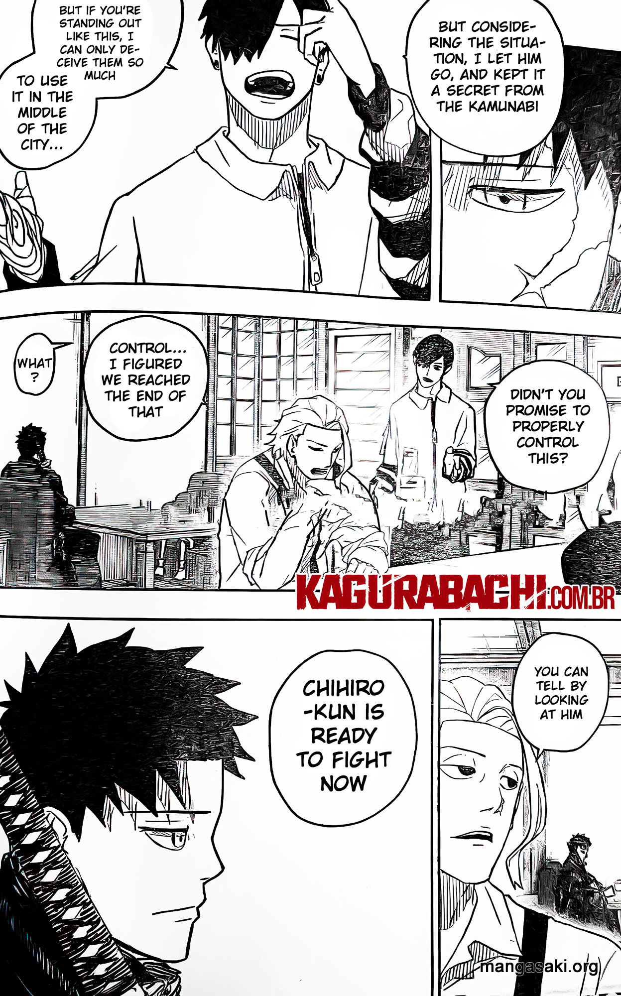 Kagurabachi Capitulo 7: Humo. página 11