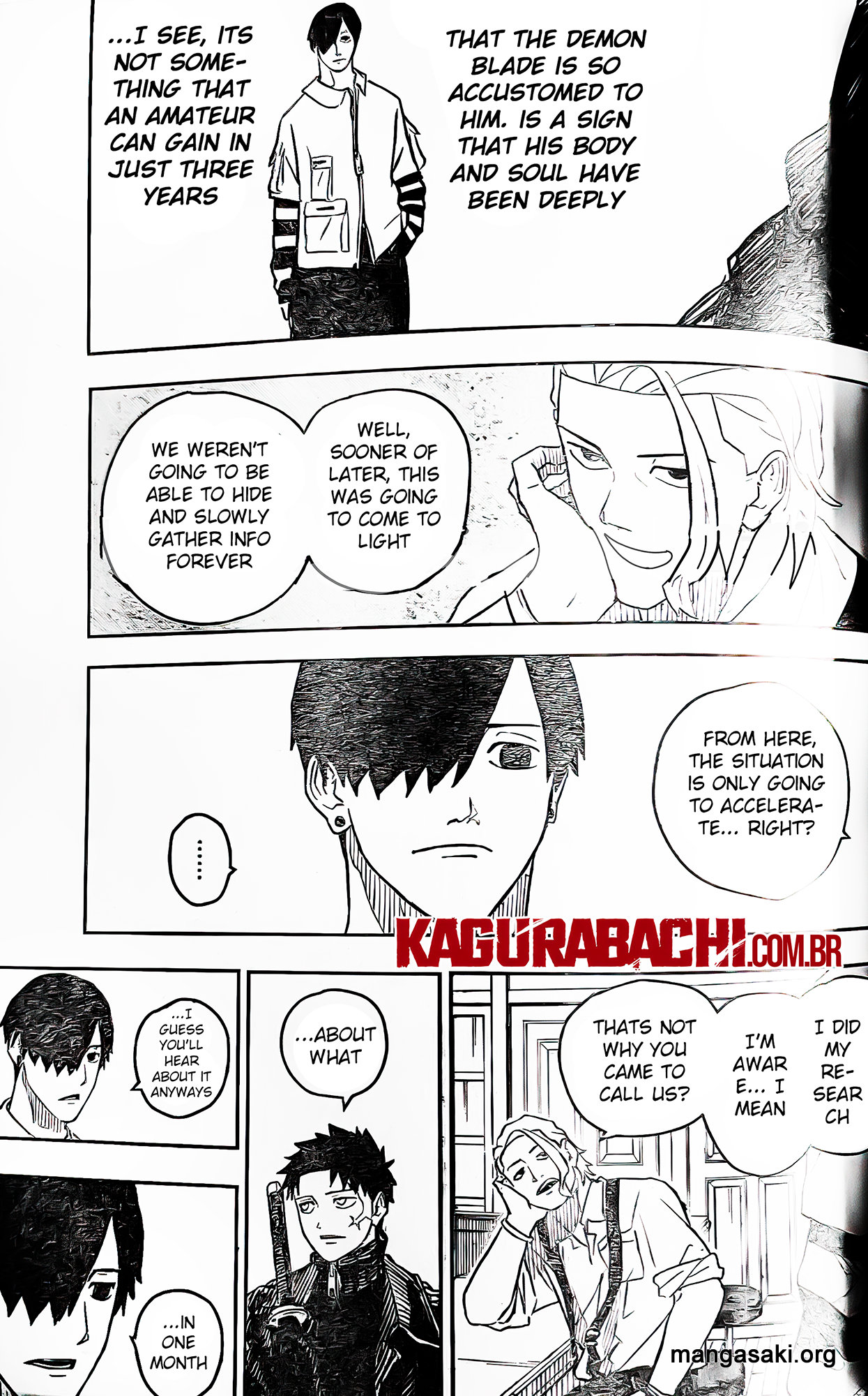 Kagurabachi Capitulo 7: Humo. página 12