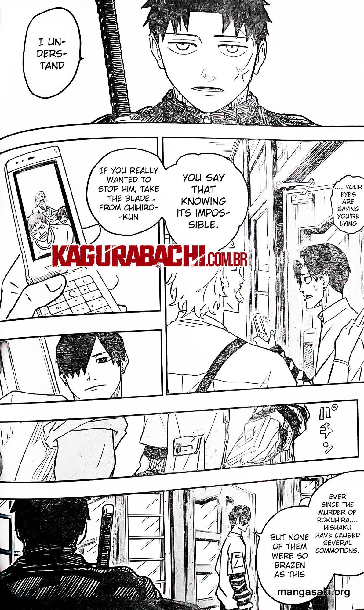 Kagurabachi Capitulo 7: Humo. página 17