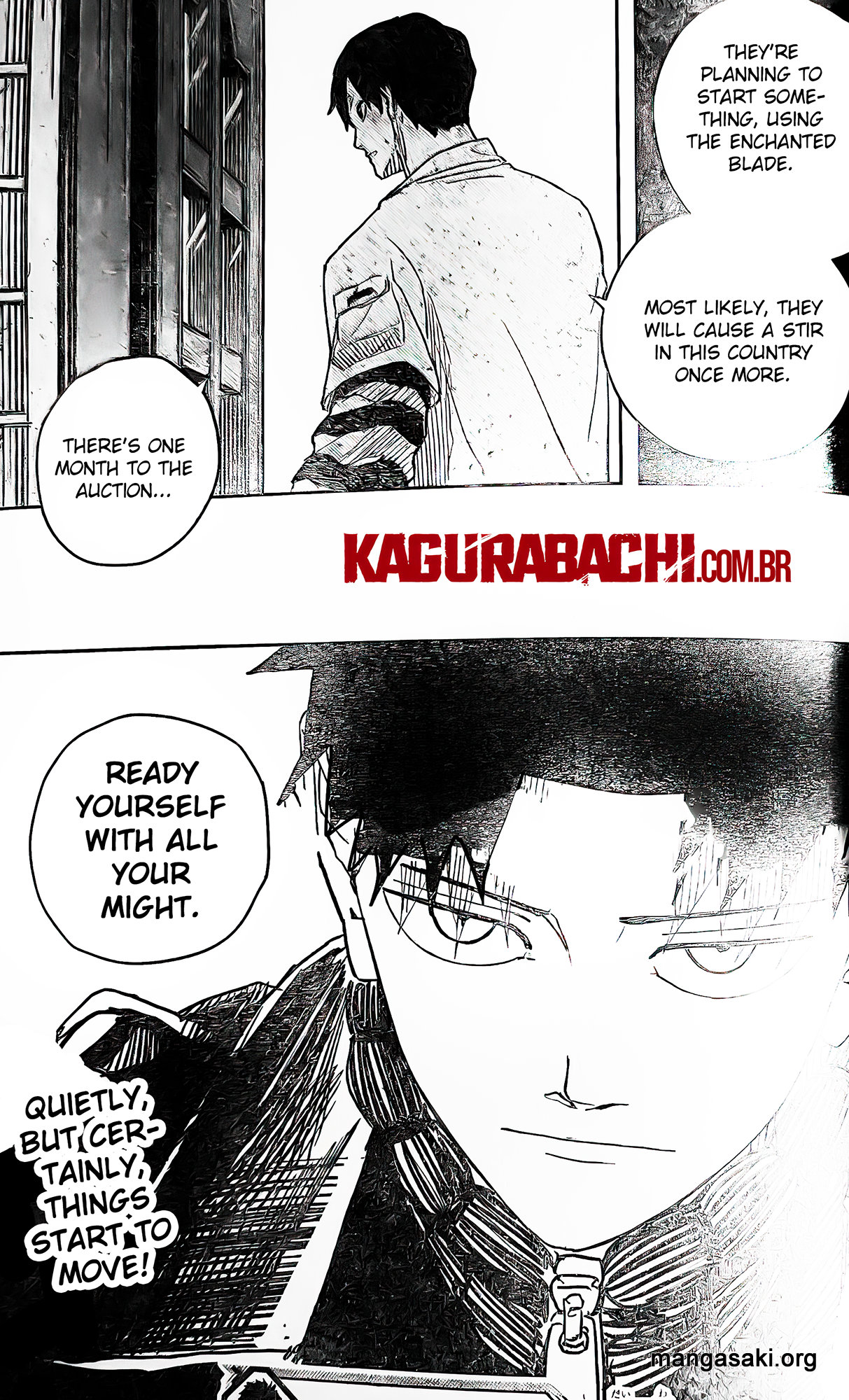 Kagurabachi Capitulo 7: Humo. página 18