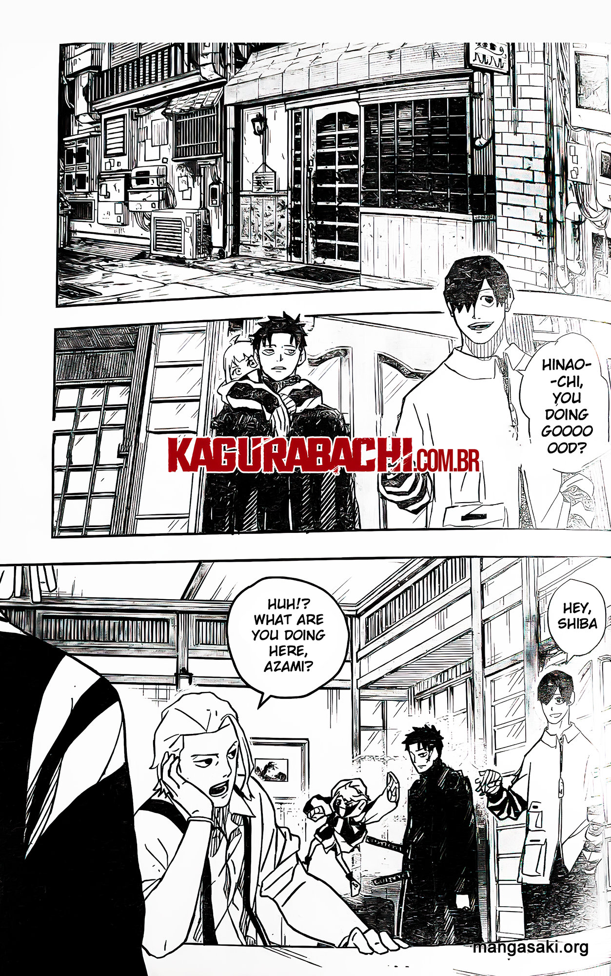 Kagurabachi Capitulo 7: Humo. página 8