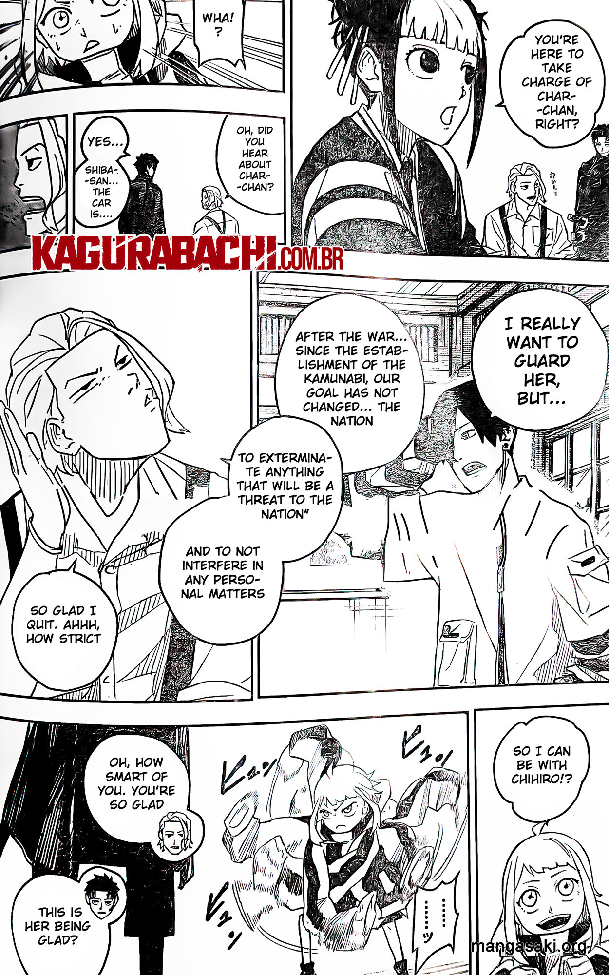 Kagurabachi Capitulo 7: Humo. página 9