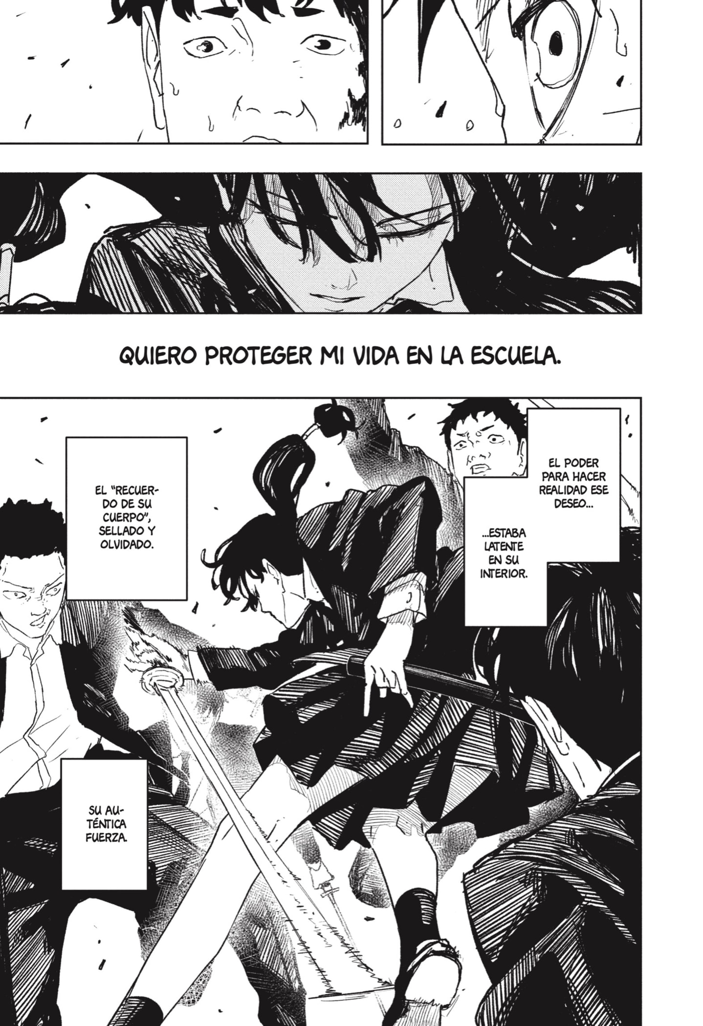 Kagurabachi Capitulo 70: Iai, estilo blanco puritano página 15