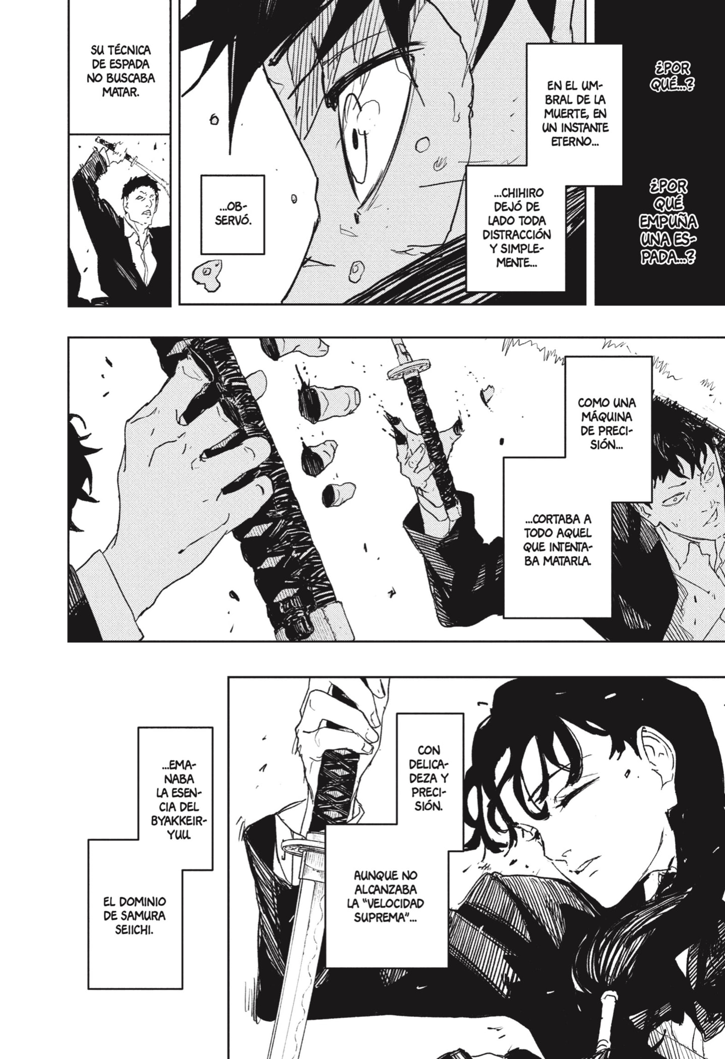 Kagurabachi Capitulo 70: Iai, estilo blanco puritano página 16