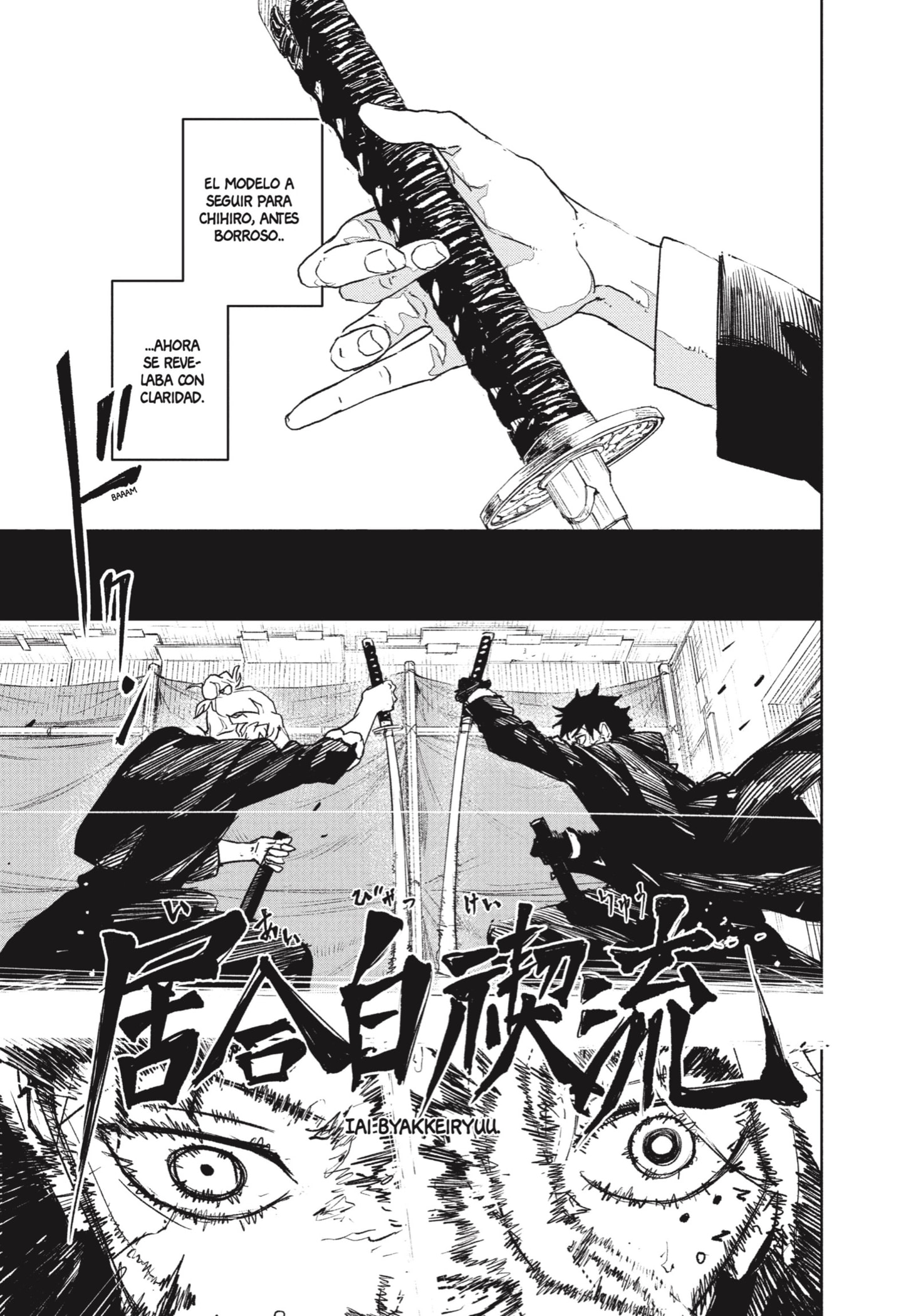 Kagurabachi Capitulo 70: Iai, estilo blanco puritano página 17