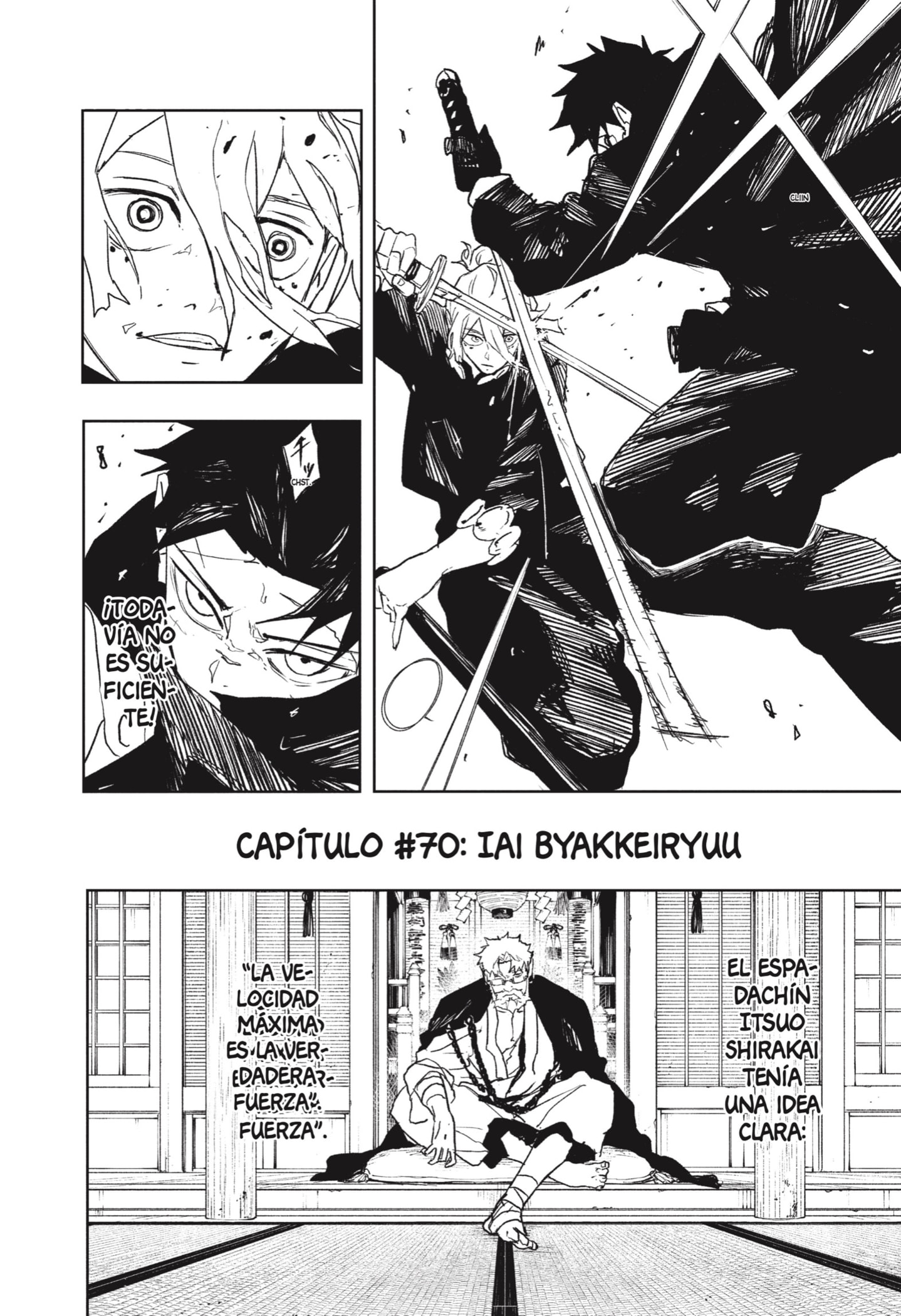 Kagurabachi Capitulo 70: Iai, estilo blanco puritano página 2