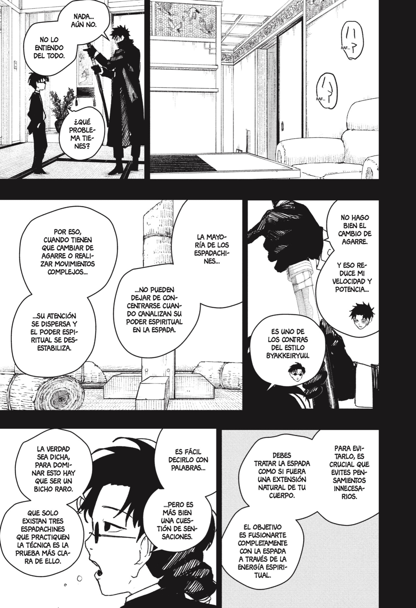 Kagurabachi Capitulo 70: Iai, estilo blanco puritano página 5