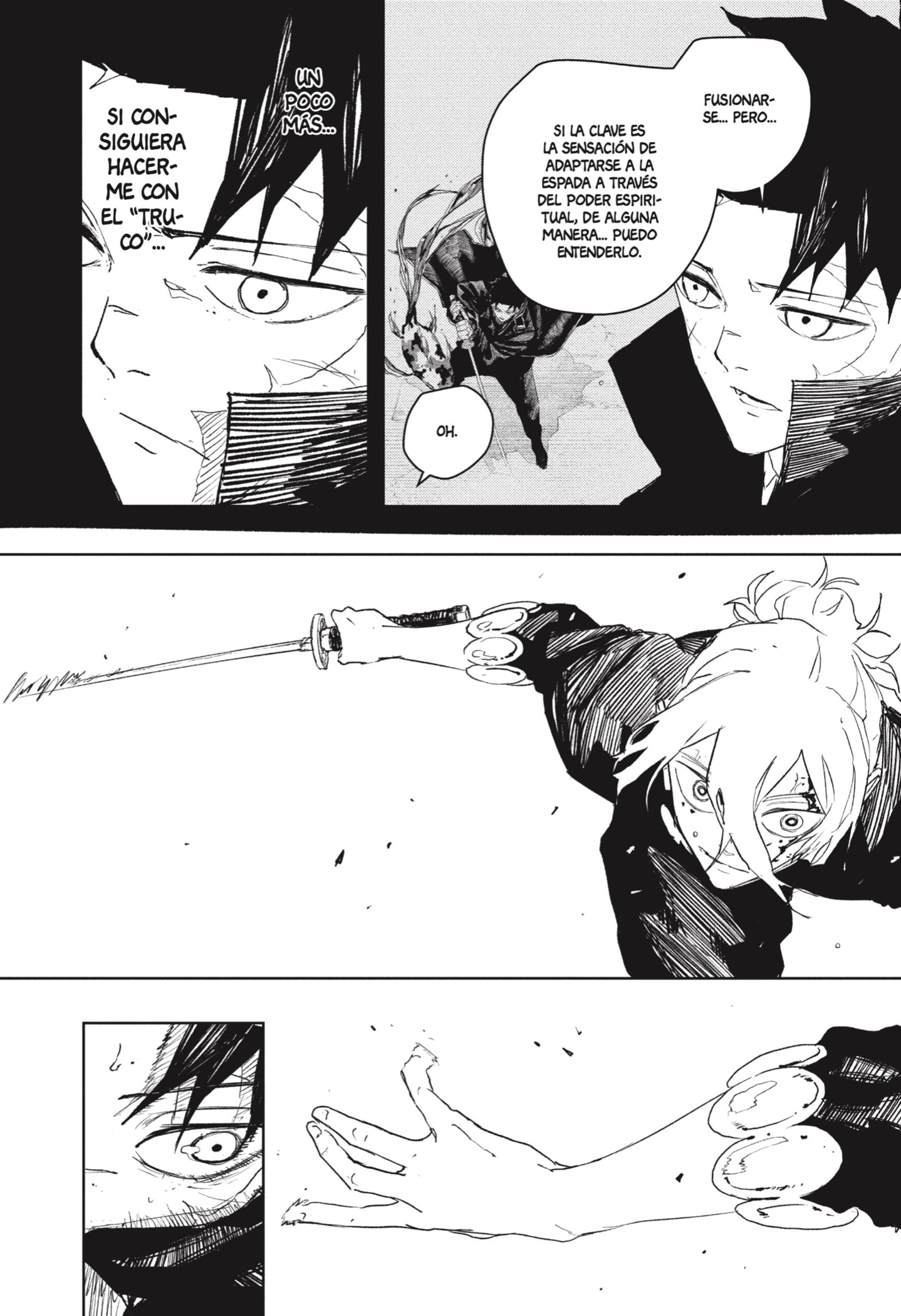 Kagurabachi Capitulo 70: Iai, estilo blanco puritano página 6