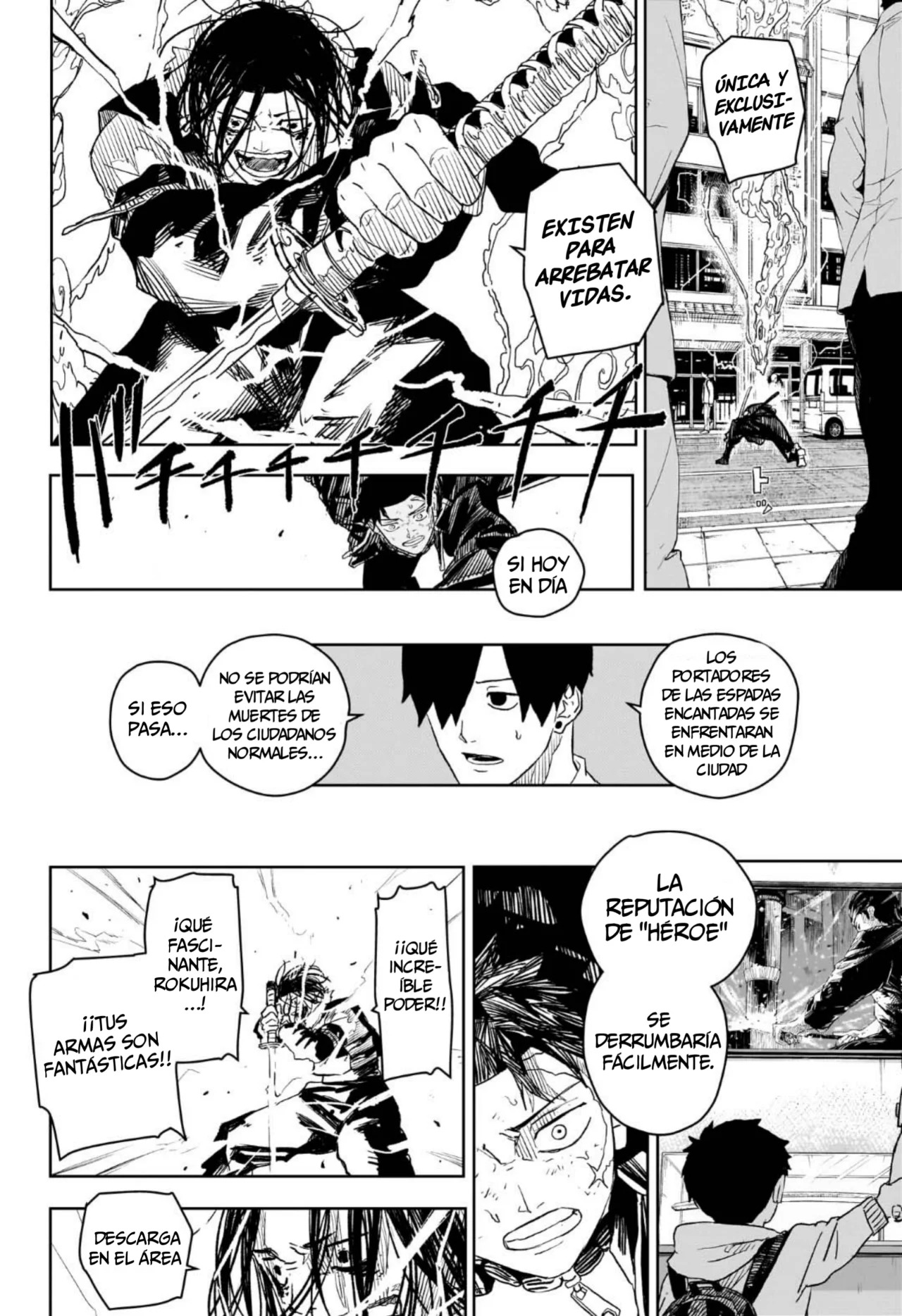 Kagurabachi Capitulo 9: Enten vs Kuregumo página 15