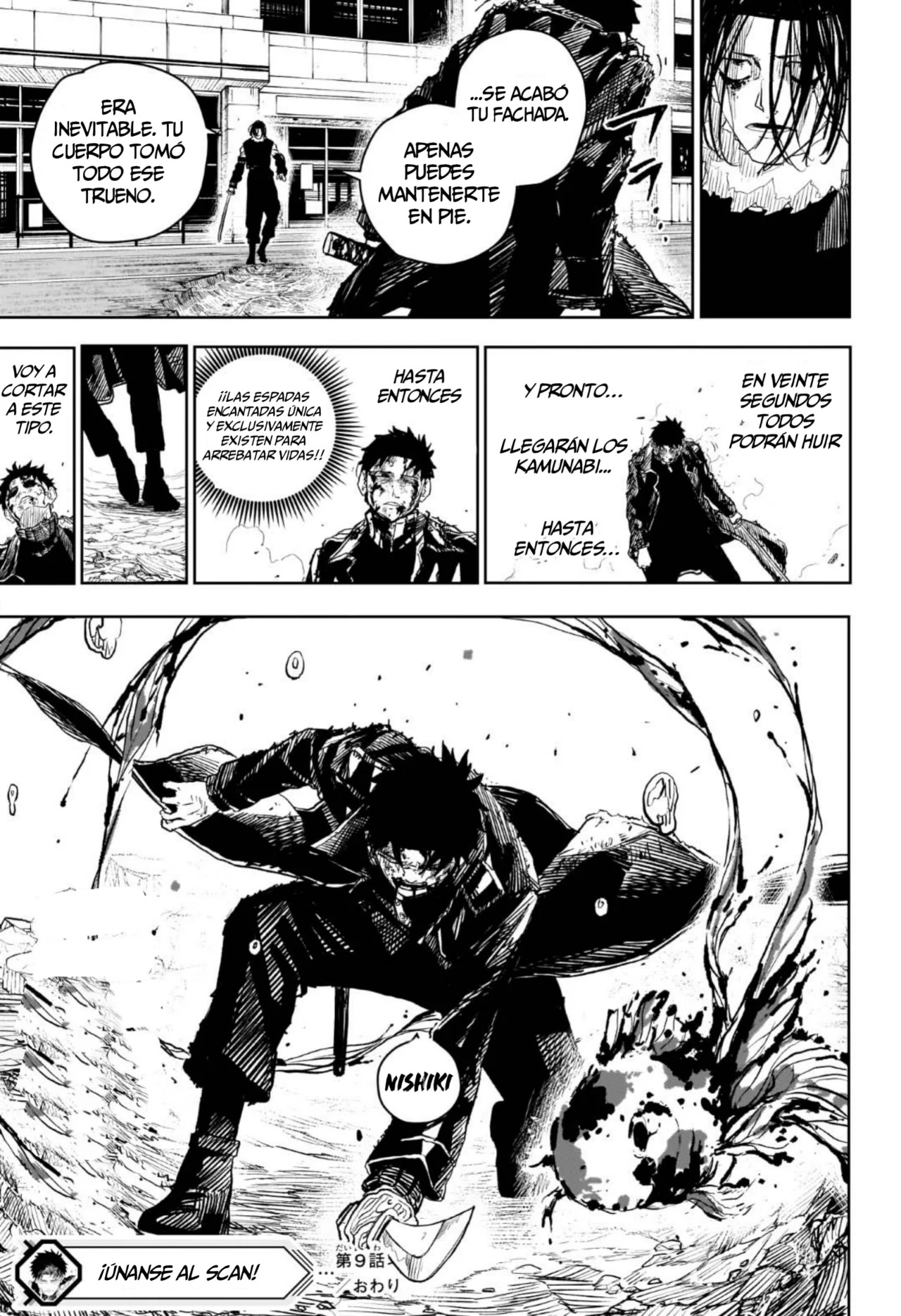 Kagurabachi Capitulo 9: Enten vs Kuregumo página 19