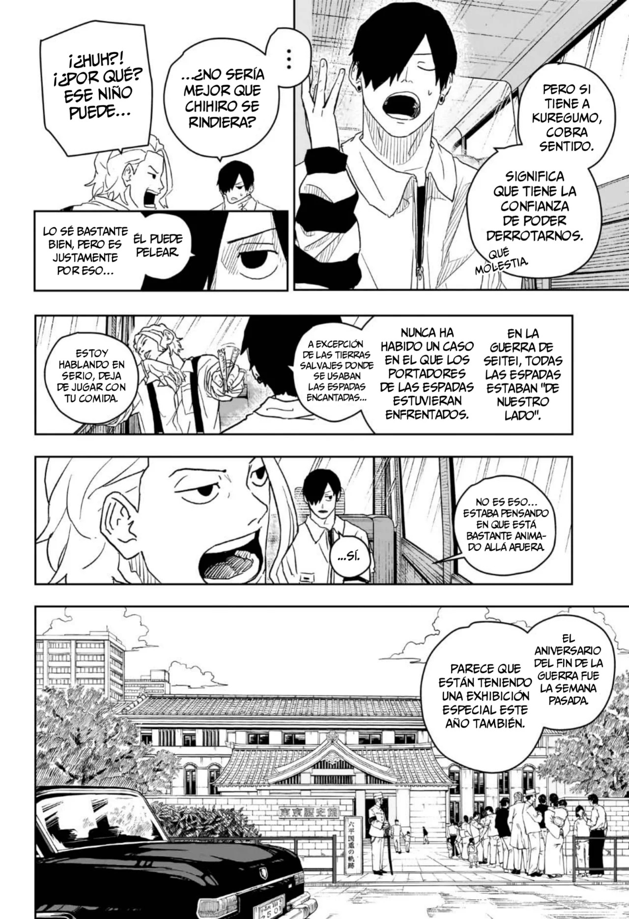 Kagurabachi Capitulo 9: Enten vs Kuregumo página 3
