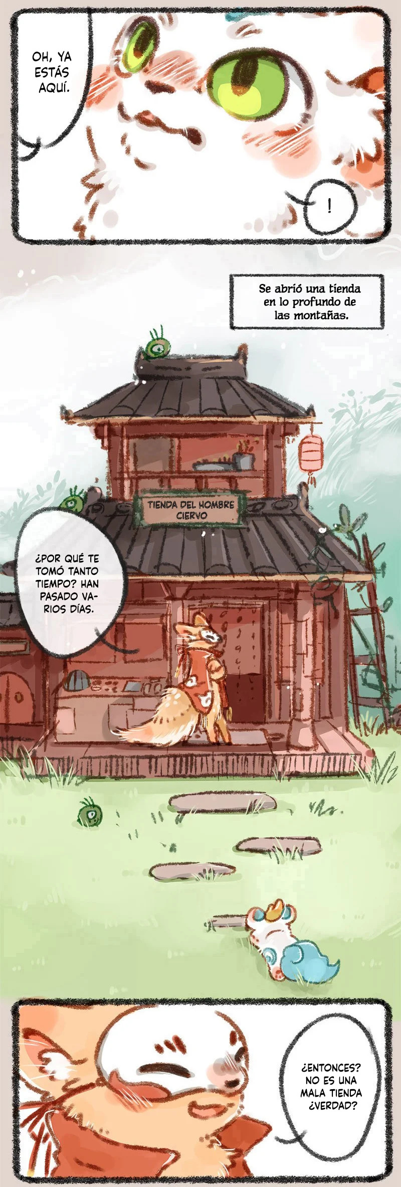 You Shou Yan Capitulo 3: La tienda del hombre ciervo en lo profundo de las montañas página 2
