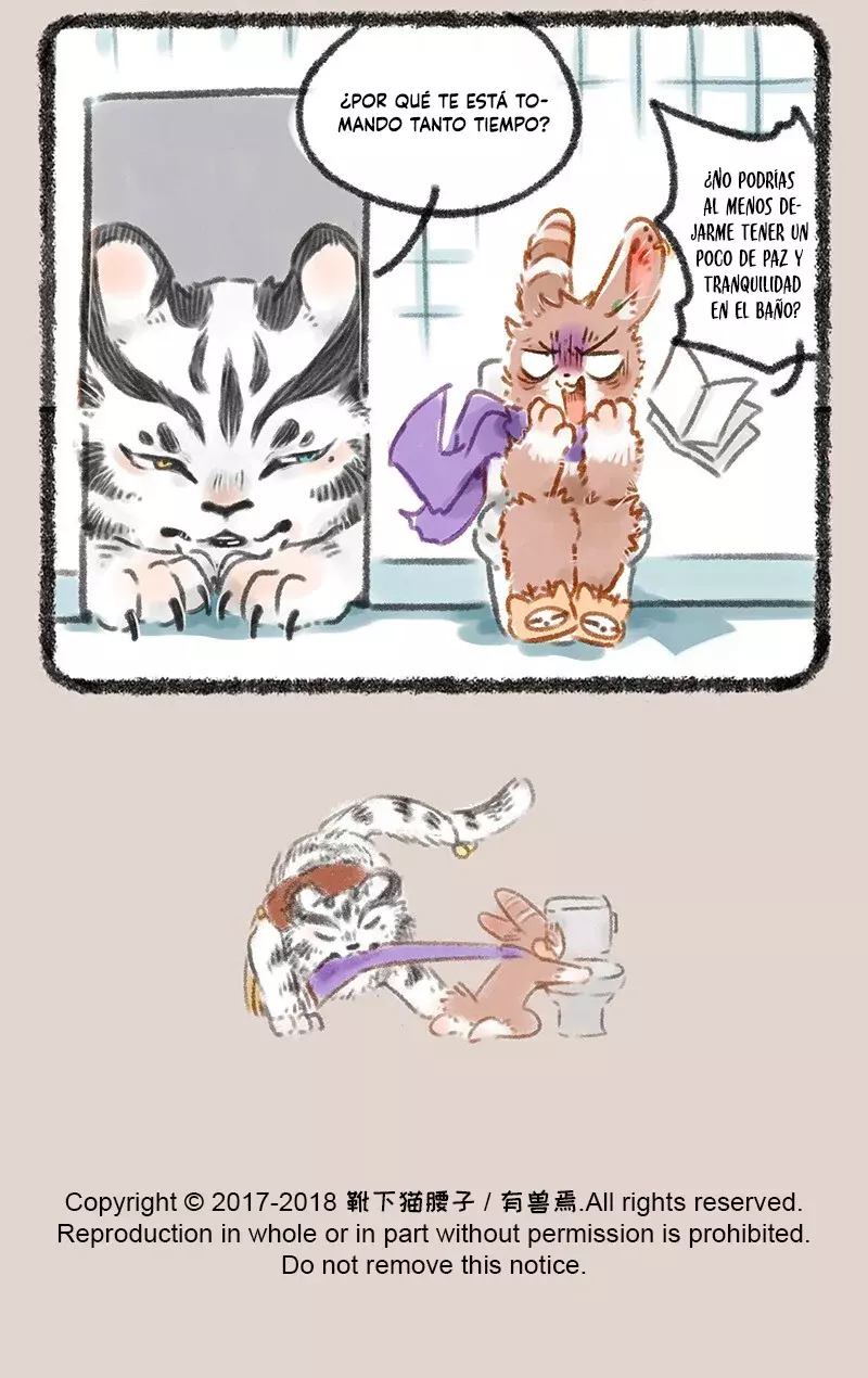 You Shou Yan Capitulo 60: Tigre y conejo viviendo juntos página 7