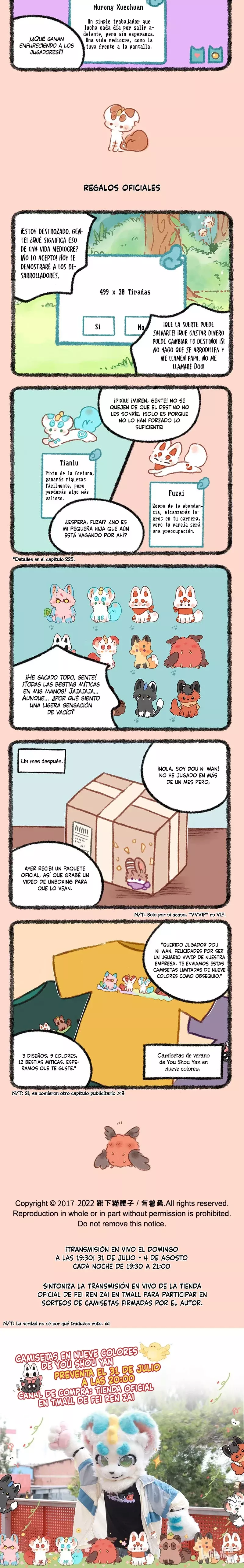 You Shou Yan Capitulo 643.5: Crianza de bestias míticas: ¿Que bestia mítica eres? página 3