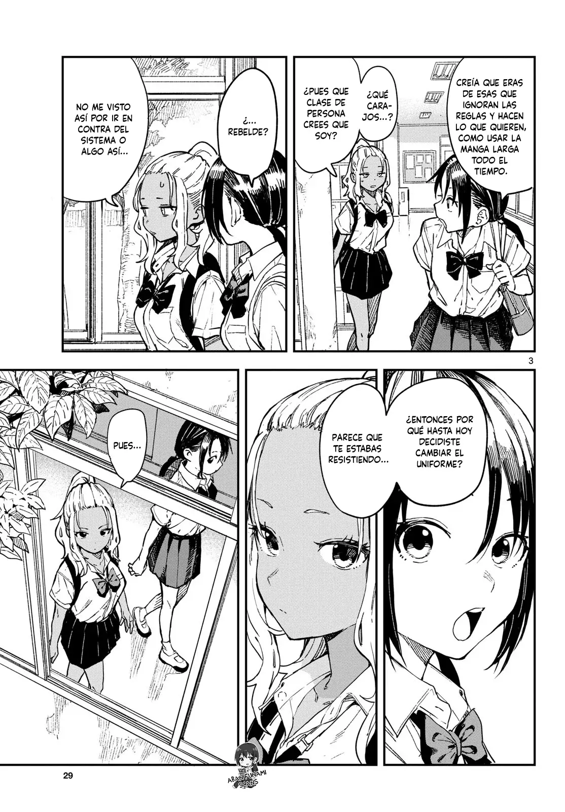 Mane Mane Nichi Nichi Capitulo 20: Cambio de uniforme. página 5