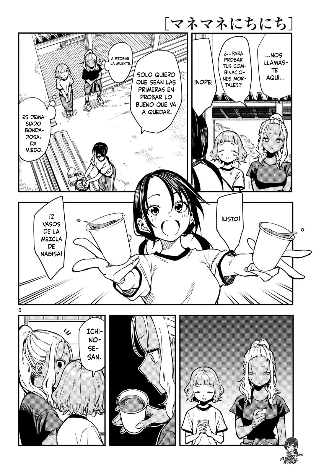 Mane Mane Nichi Nichi Capitulo 23: La mezcla de Nagisa. página 8