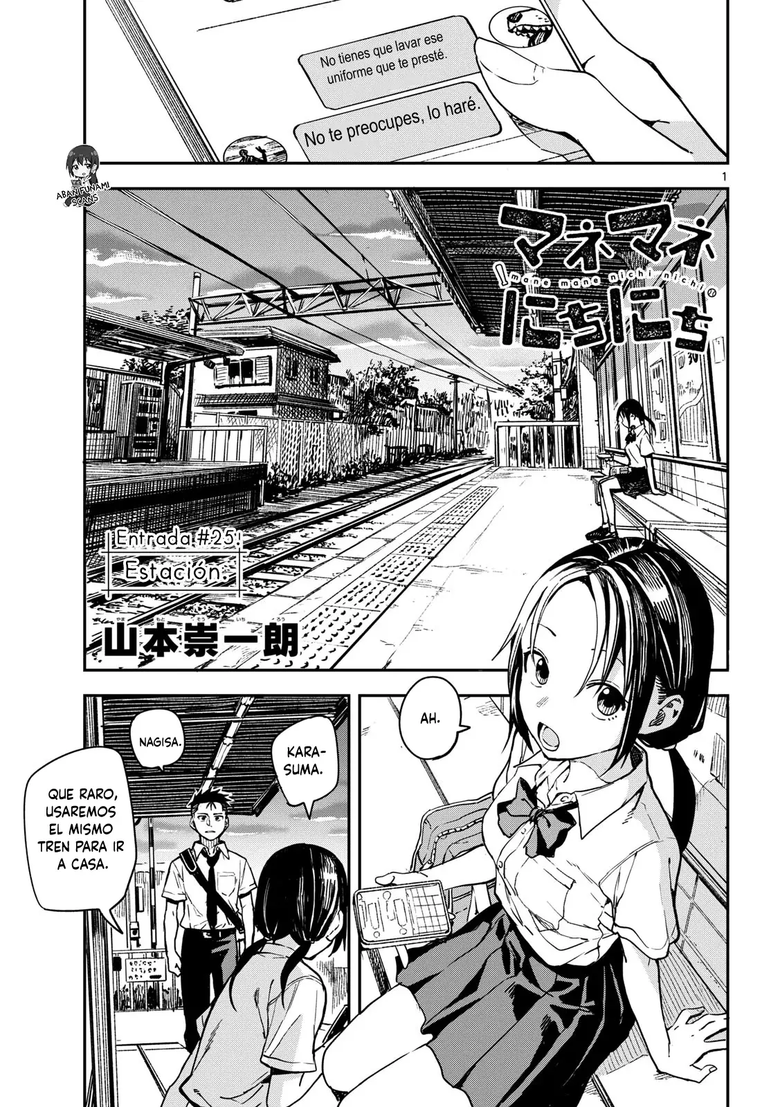 Mane Mane Nichi Nichi Capitulo 25: Estación. página 3