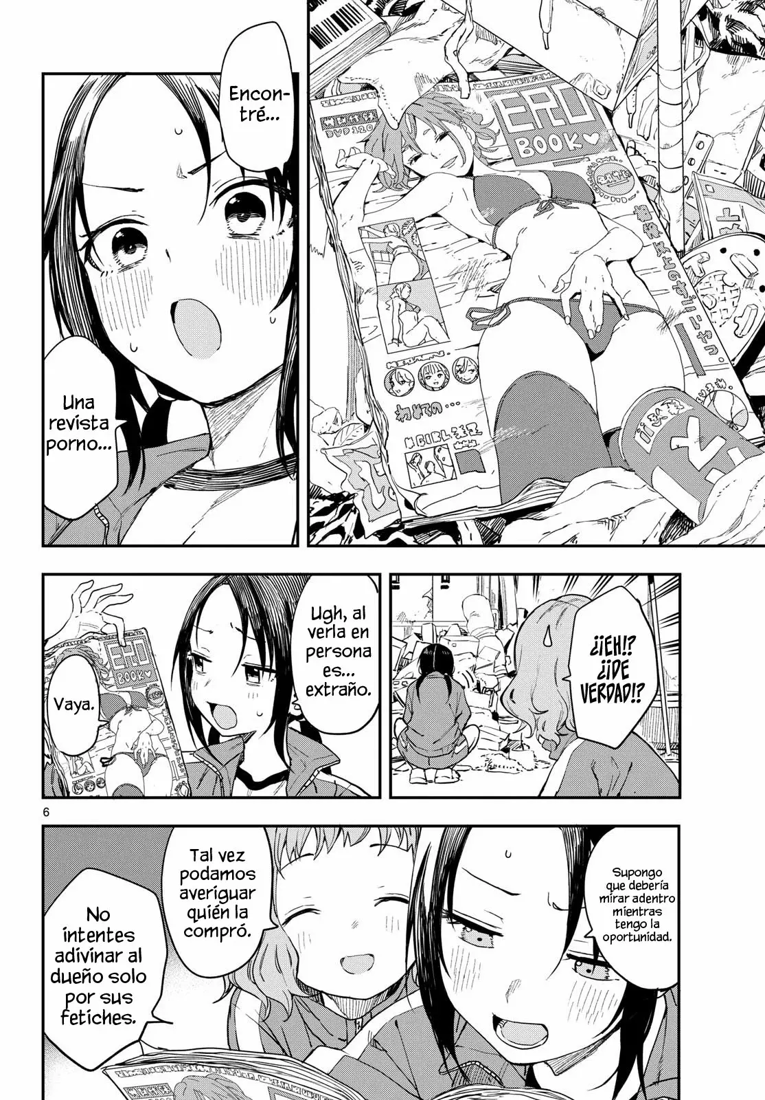 Mane Mane Nichi Nichi Capitulo 6: Revista erótica página 8