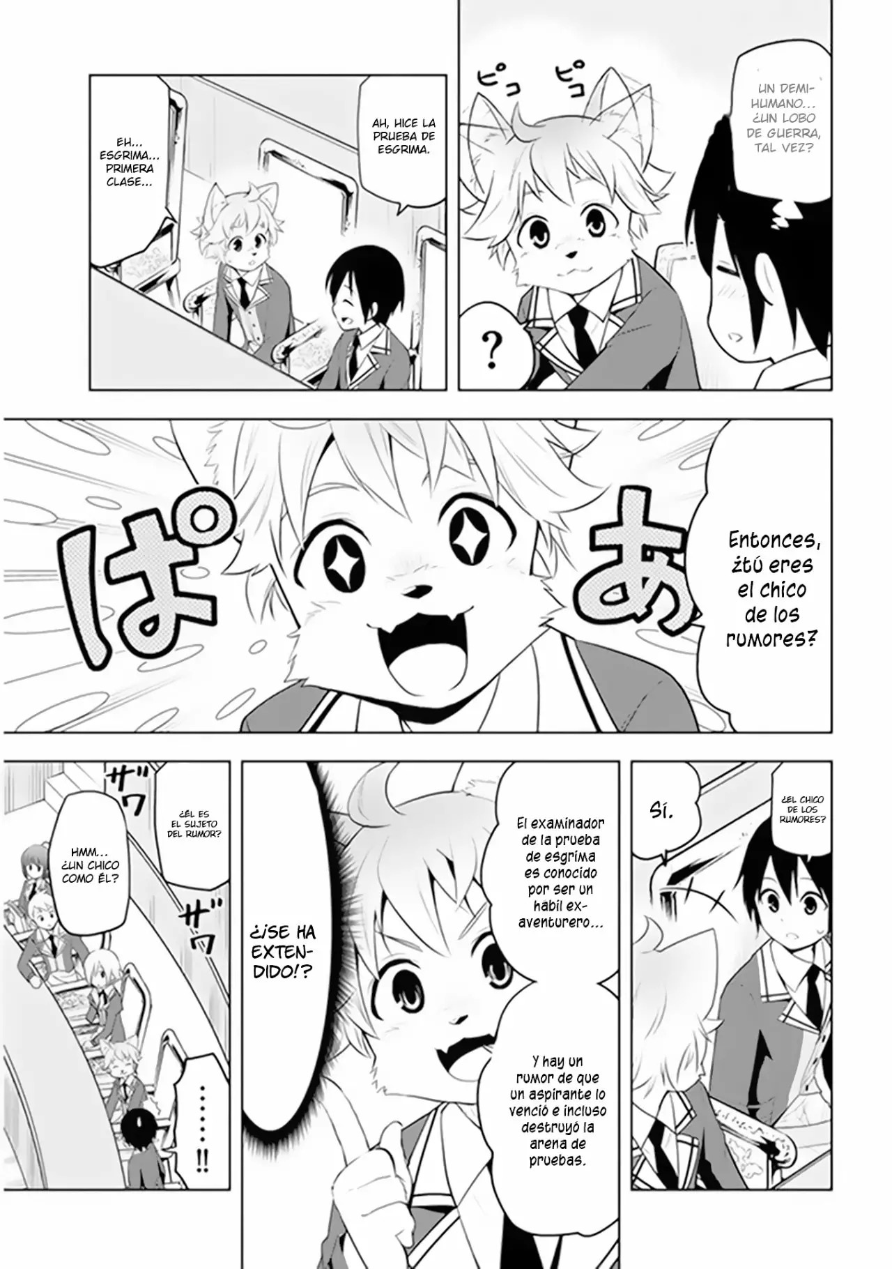 Maseki Gurume Mamono no Chikara o Tabeta Ore wa Saikyou! Capitulo 13: La animada vida escolar página 14