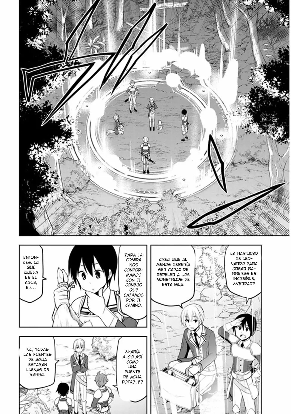 Maseki Gurume Mamono no Chikara o Tabeta Ore wa Saikyou! Capitulo 19: La excursión de la academia real a la tierra de los reyes. página 9