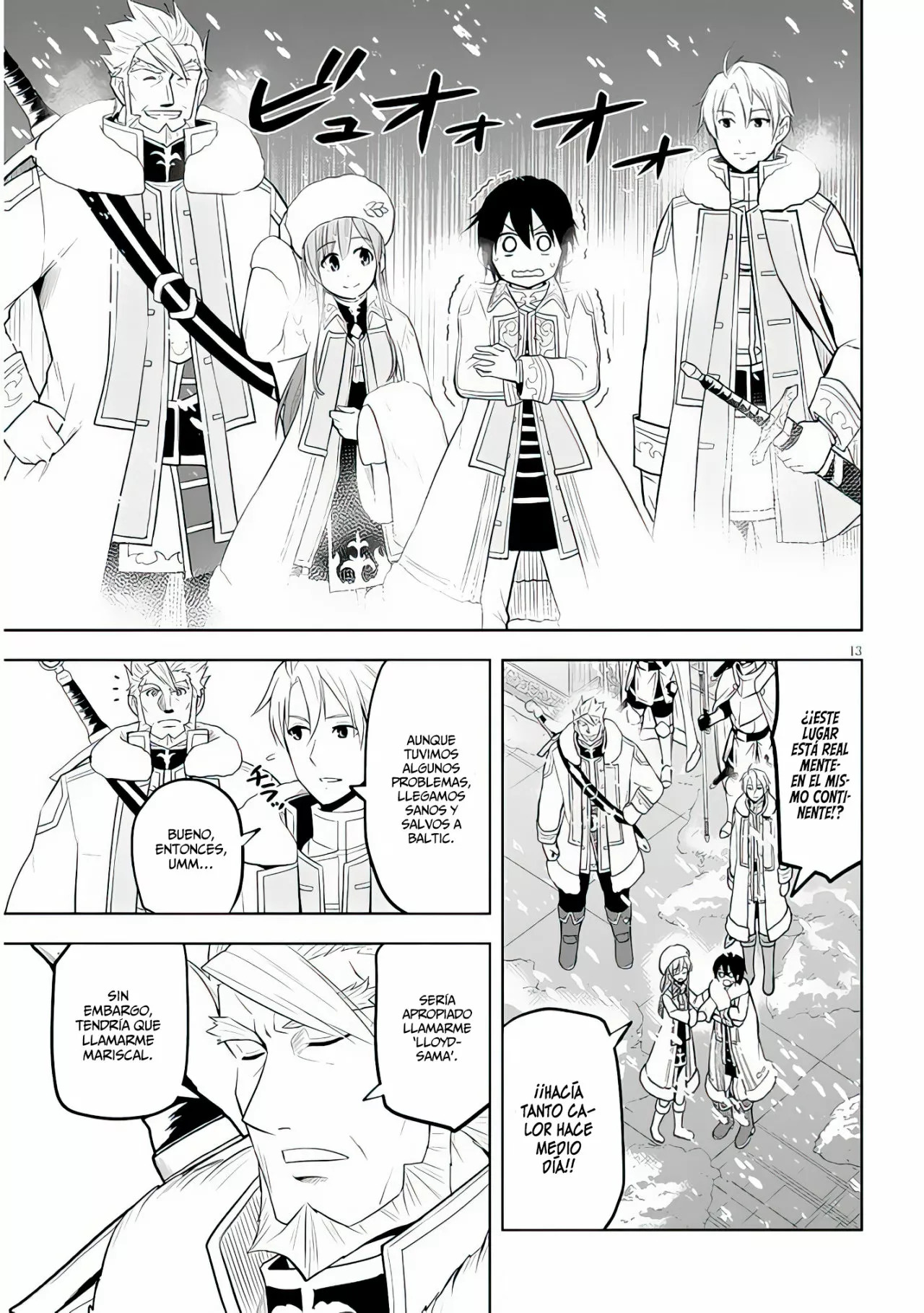 Maseki Gurume Mamono no Chikara o Tabeta Ore wa Saikyou! Capitulo 38: Pueblo de Aventureros, Baltic. página 16