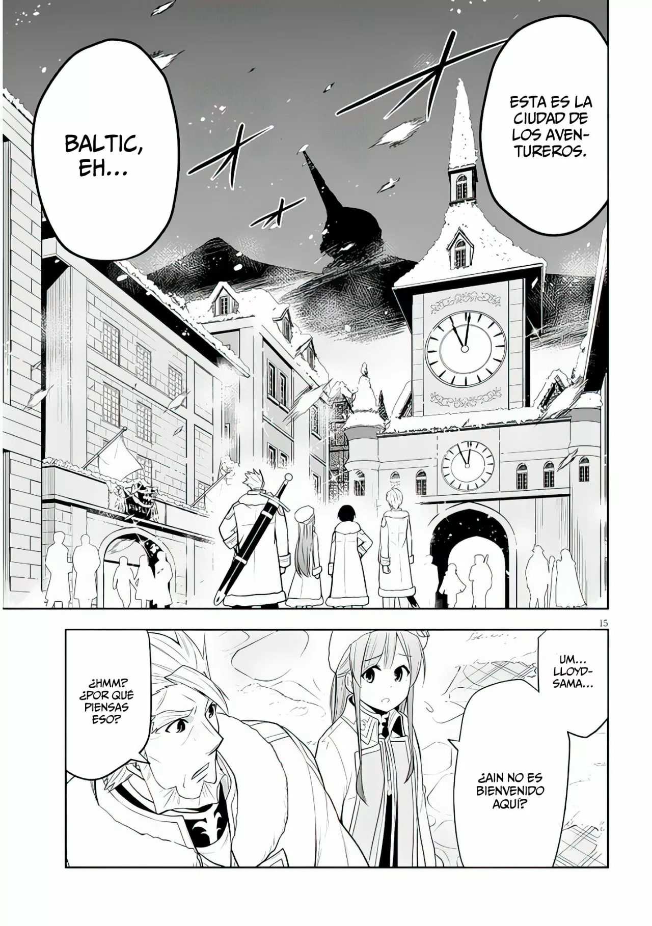 Maseki Gurume Mamono no Chikara o Tabeta Ore wa Saikyou! Capitulo 38: Pueblo de Aventureros, Baltic. página 18