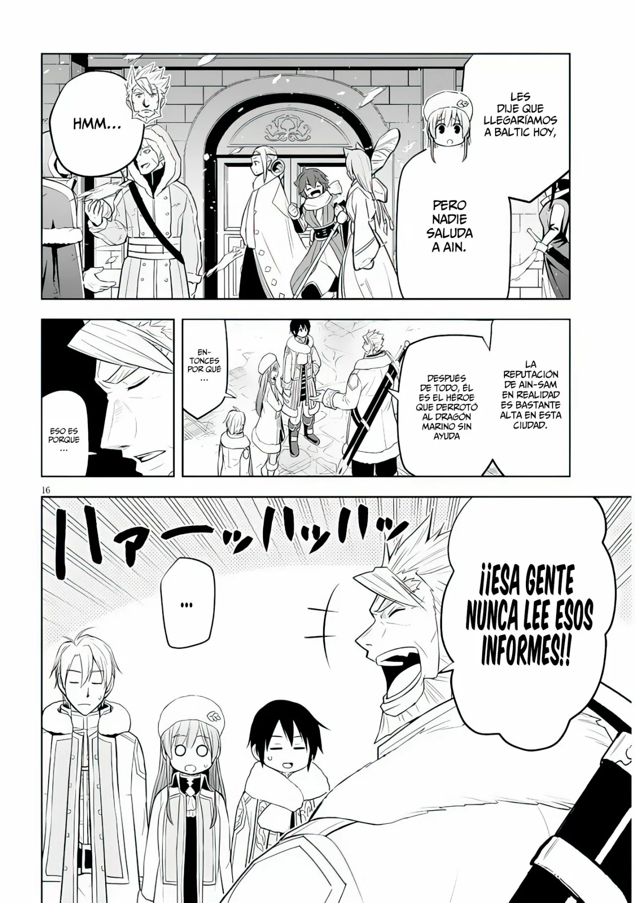 Maseki Gurume Mamono no Chikara o Tabeta Ore wa Saikyou! Capitulo 38: Pueblo de Aventureros, Baltic. página 19
