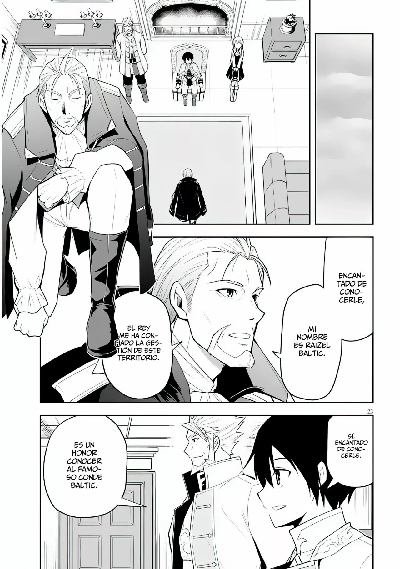 Maseki Gurume Mamono no Chikara o Tabeta Ore wa Saikyou! Capitulo 38: Pueblo de Aventureros, Baltic. página 26