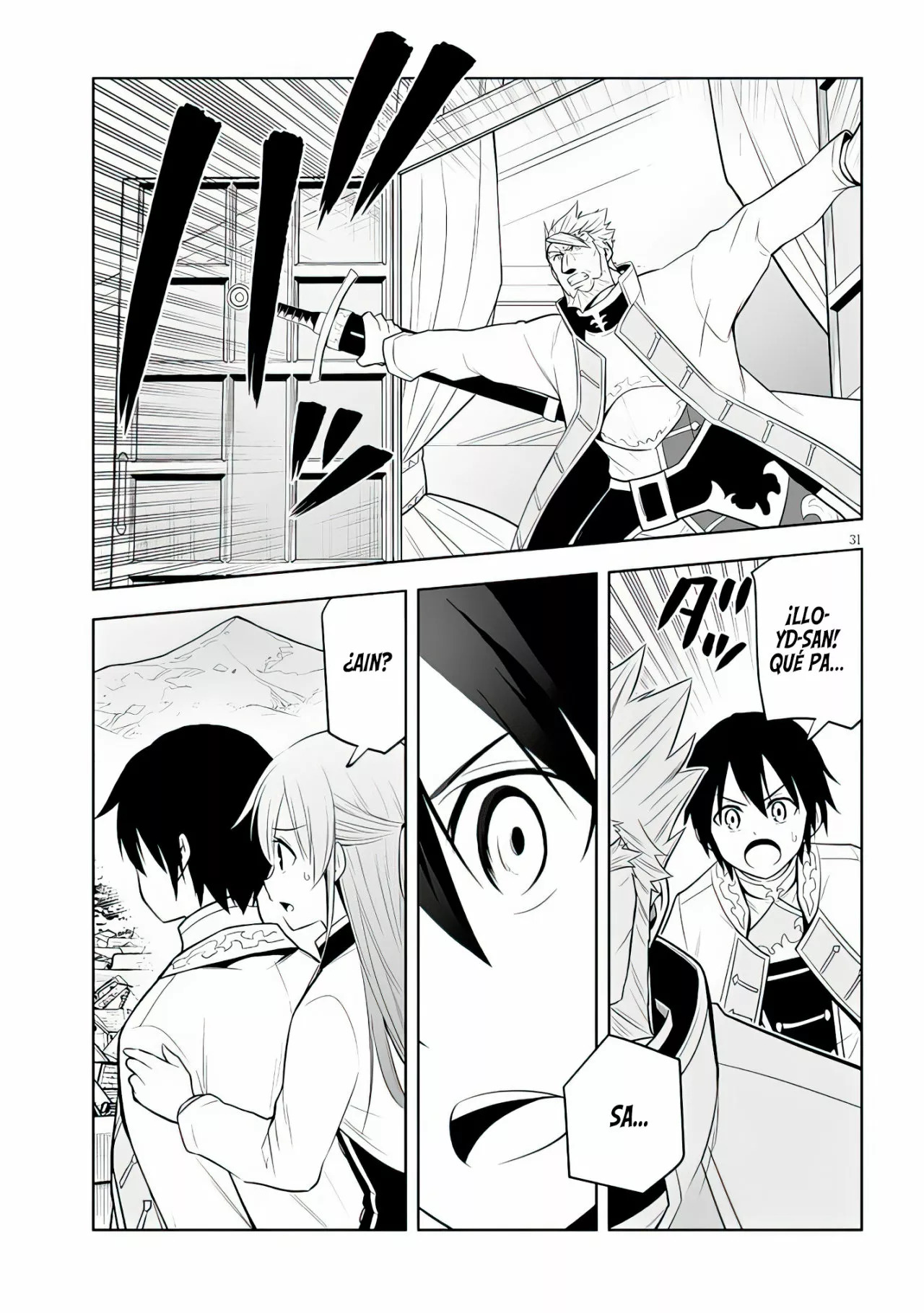 Maseki Gurume Mamono no Chikara o Tabeta Ore wa Saikyou! Capitulo 38: Pueblo de Aventureros, Baltic. página 34