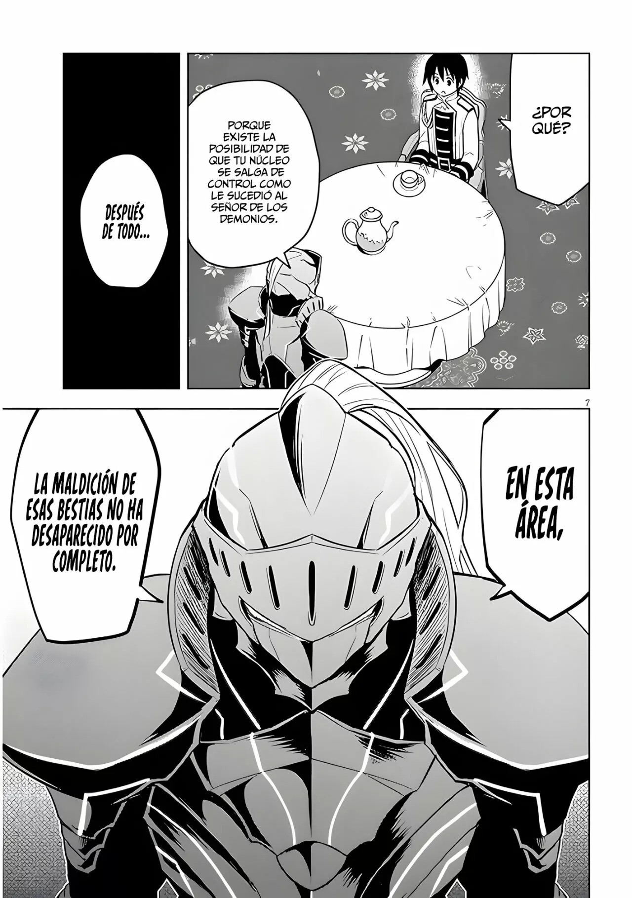 Maseki Gurume Mamono no Chikara o Tabeta Ore wa Saikyou! Capitulo 42: Caballero Negro. página 10