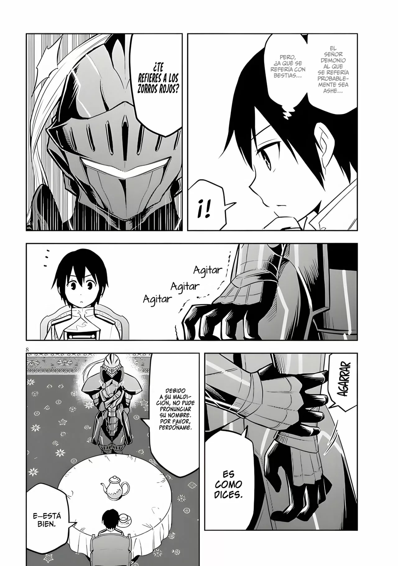 Maseki Gurume Mamono no Chikara o Tabeta Ore wa Saikyou! Capitulo 42: Caballero Negro. página 11
