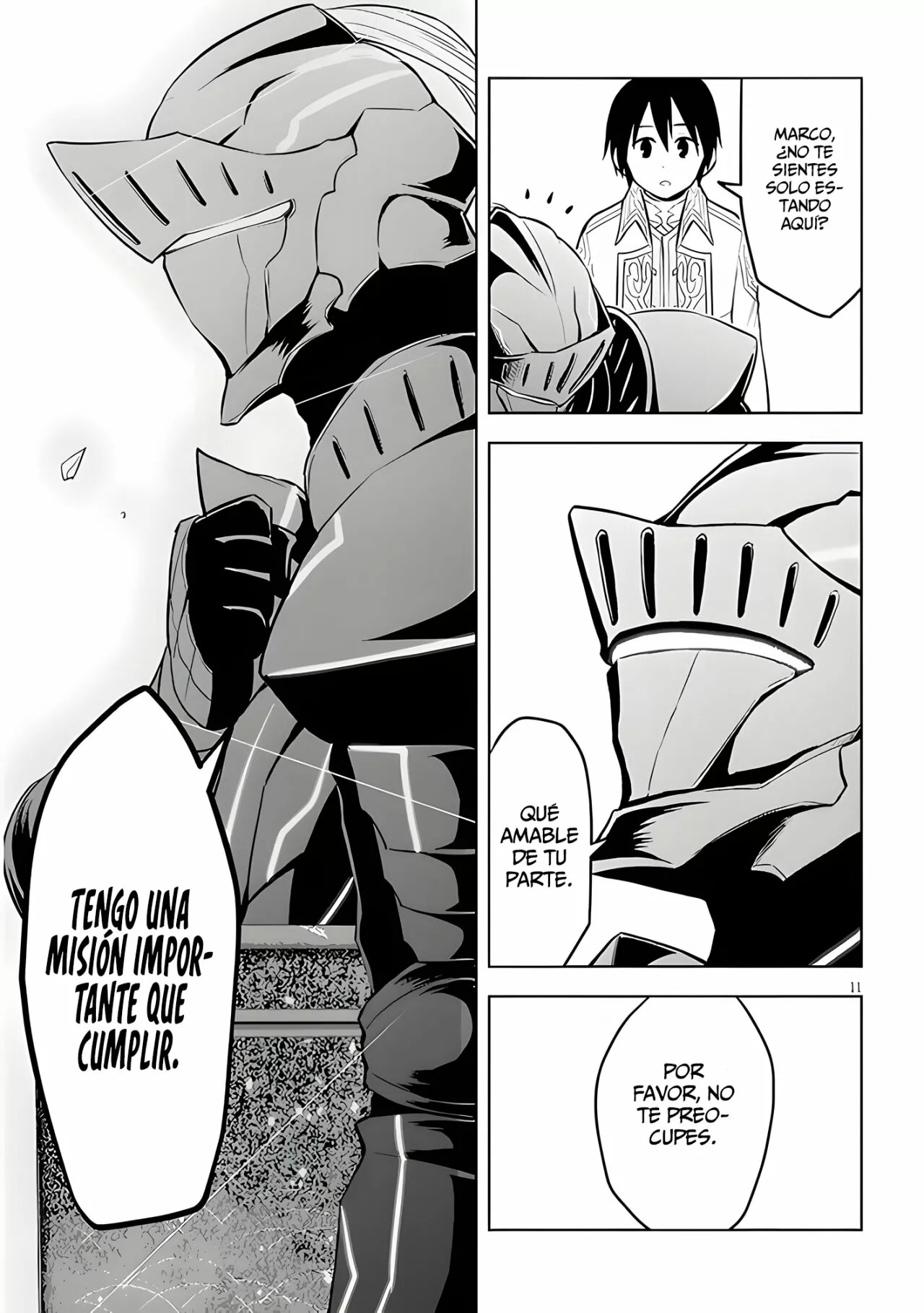 Maseki Gurume Mamono no Chikara o Tabeta Ore wa Saikyou! Capitulo 42: Caballero Negro. página 14