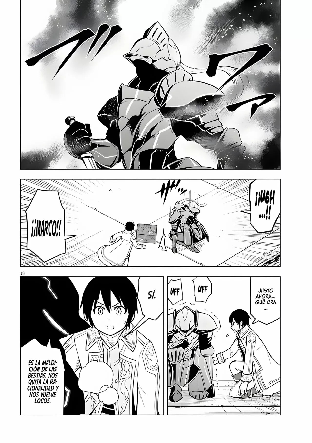 Maseki Gurume Mamono no Chikara o Tabeta Ore wa Saikyou! Capitulo 42: Caballero Negro. página 21