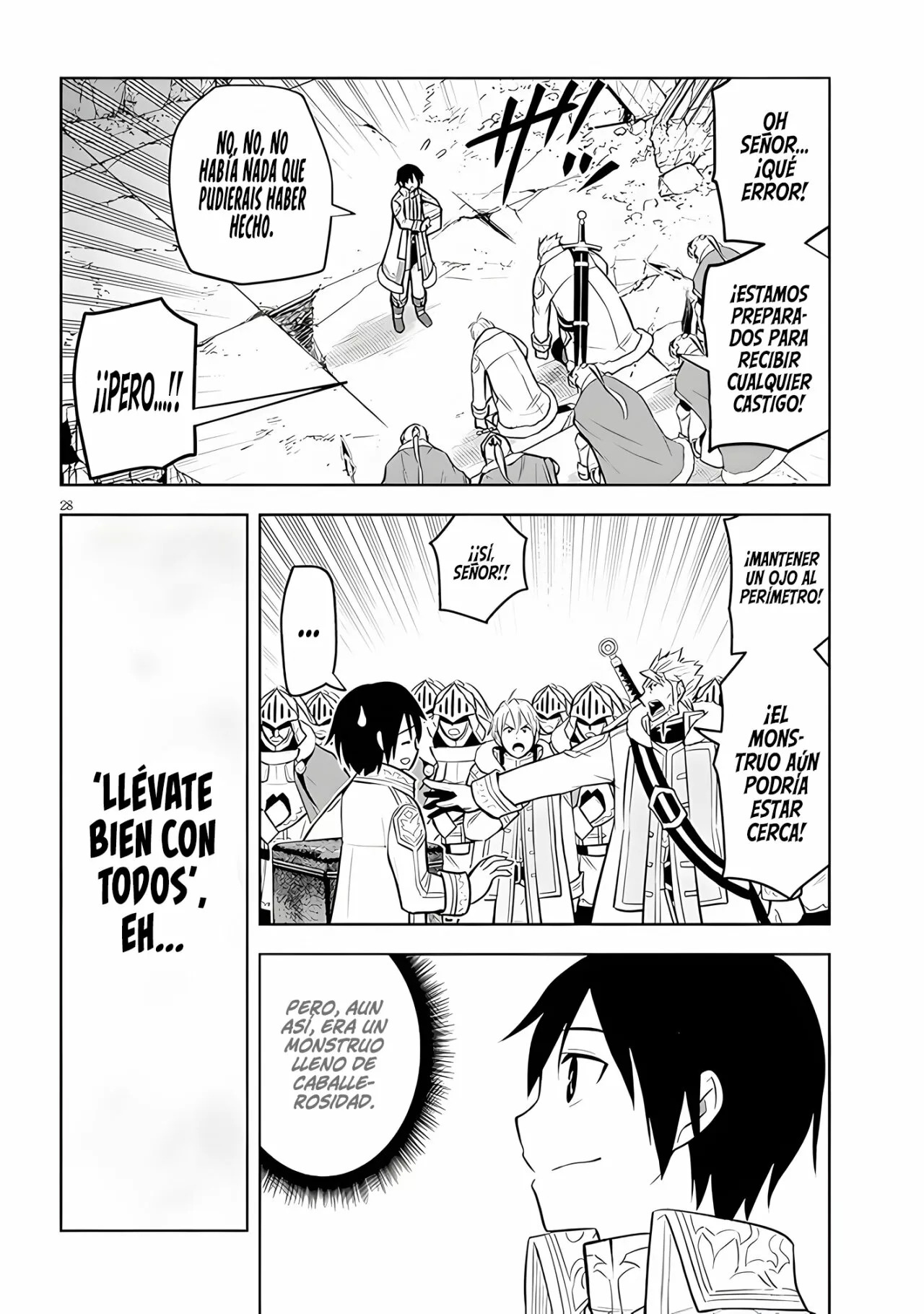 Maseki Gurume Mamono no Chikara o Tabeta Ore wa Saikyou! Capitulo 42: Caballero Negro. página 31