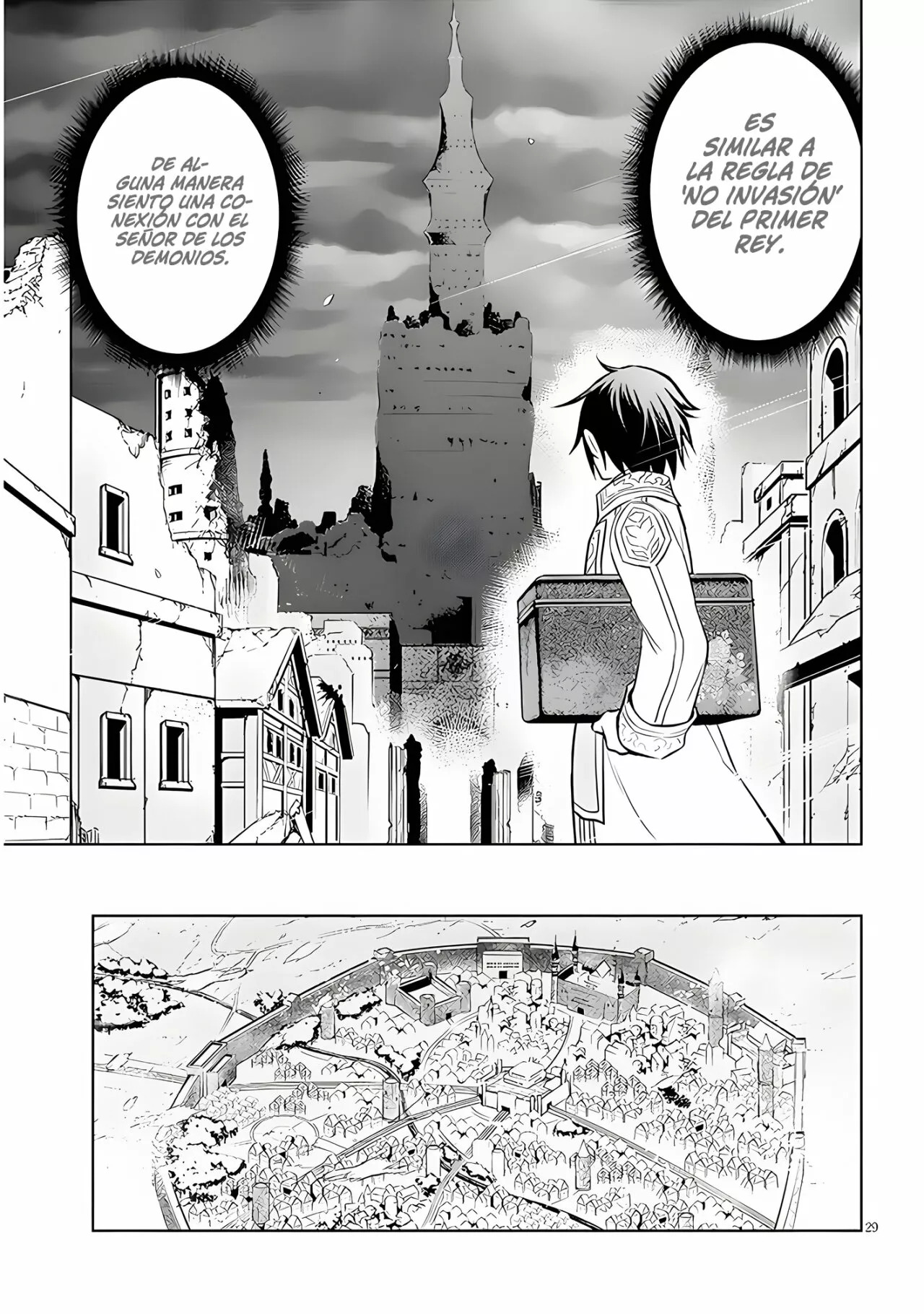Maseki Gurume Mamono no Chikara o Tabeta Ore wa Saikyou! Capitulo 42: Caballero Negro. página 32