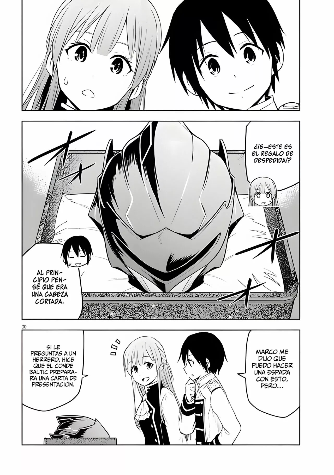 Maseki Gurume Mamono no Chikara o Tabeta Ore wa Saikyou! Capitulo 42: Caballero Negro. página 33