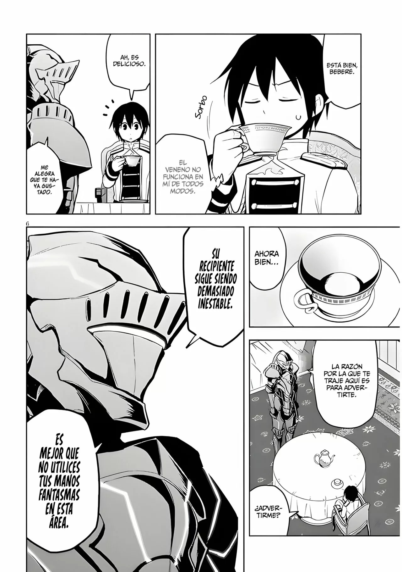 Maseki Gurume Mamono no Chikara o Tabeta Ore wa Saikyou! Capitulo 42: Caballero Negro. página 9