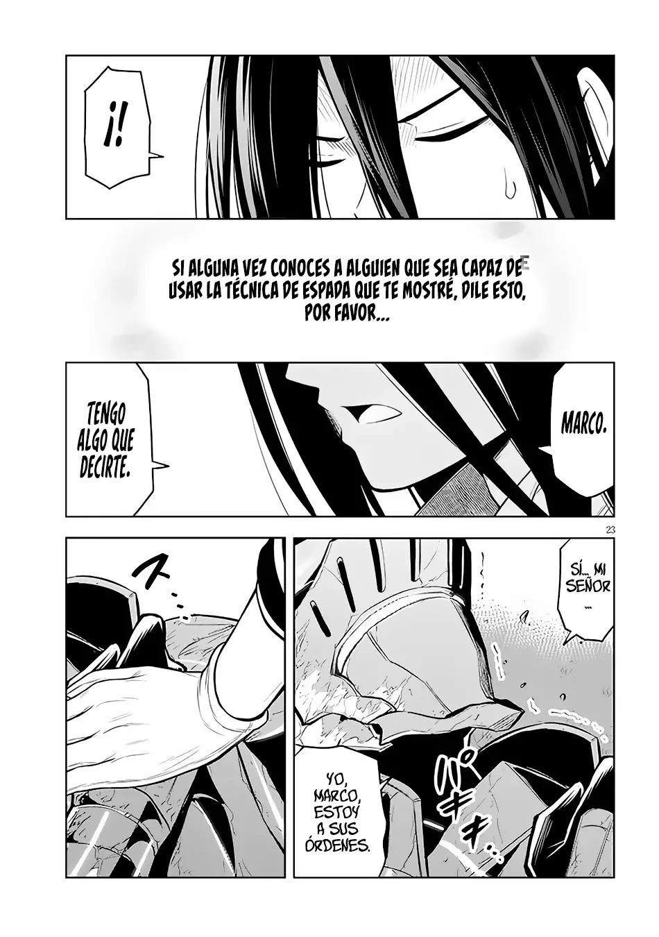 Maseki Gurume Mamono no Chikara o Tabeta Ore wa Saikyou! Capitulo 49: El Leal Caballero. página 25