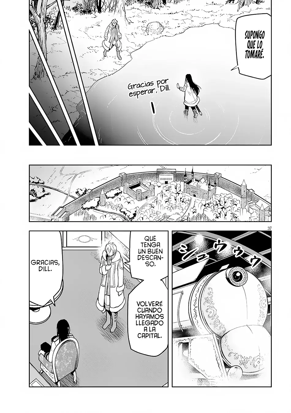 Maseki Gurume Mamono no Chikara o Tabeta Ore wa Saikyou! Capitulo 49: El Leal Caballero. página 39