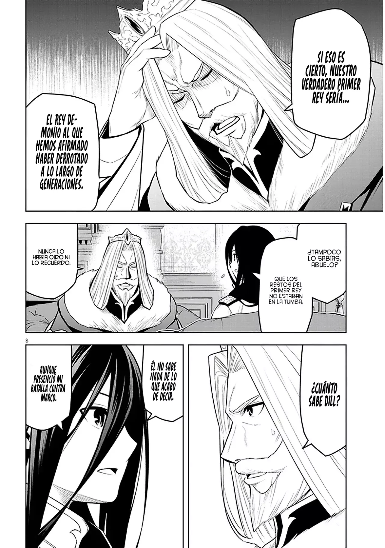 Maseki Gurume Mamono no Chikara o Tabeta Ore wa Saikyou! Capitulo 50: El Príncipe Heredero Ha Crecido. página 11