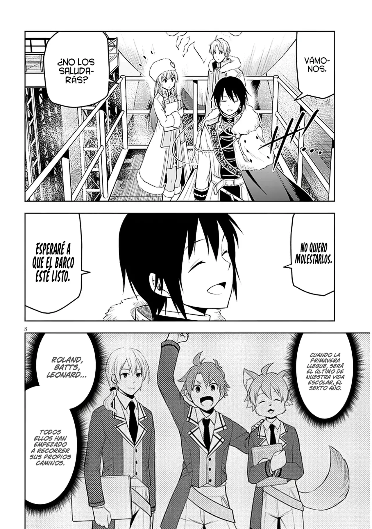 Maseki Gurume Mamono no Chikara o Tabeta Ore wa Saikyou! Capitulo 53: El Barco Dragón Marino Leviathan. página 10